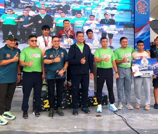 Ketua DPRD Medan Wong Chun Sen Hadiri Fun Run 5K HUT ke-81 TNI