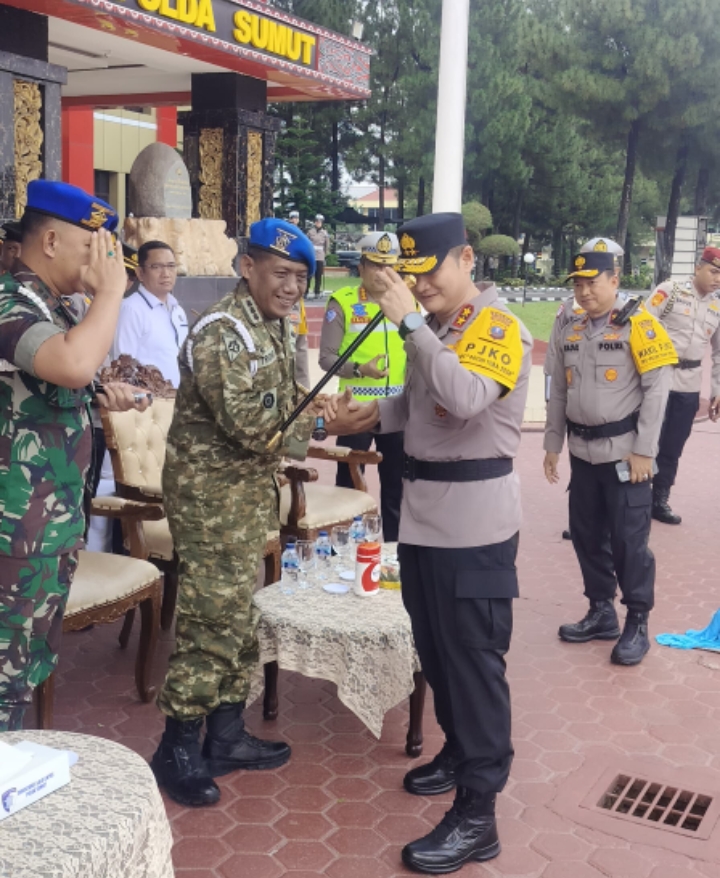 Polda Sumut dan TNI-Pemda Gelar Apel Operasi Patuh Toba 2026
