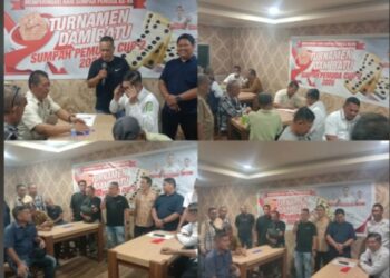 Wartawan dan Pegawai DPRD Medan Gelar Turnamen Dam Batu Sumpah Pemuda Cup 2