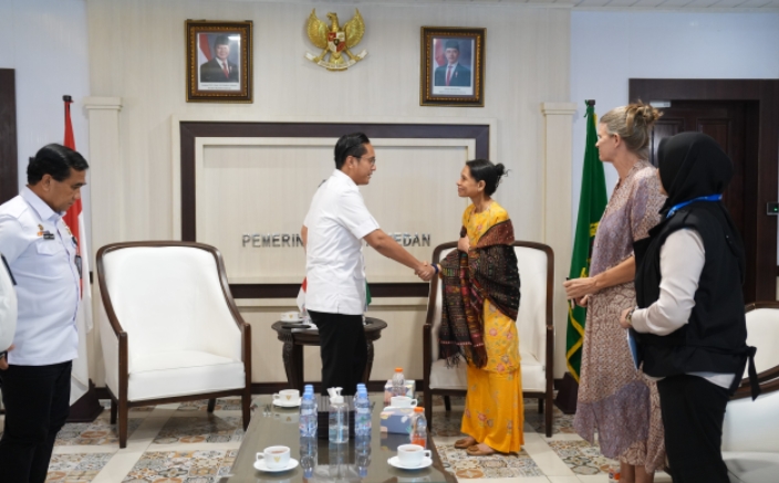 Rico Waas Perkuat Koordinasi dengan UNHCR, Penanganan Pengungsi di Medan Jadi Fokus