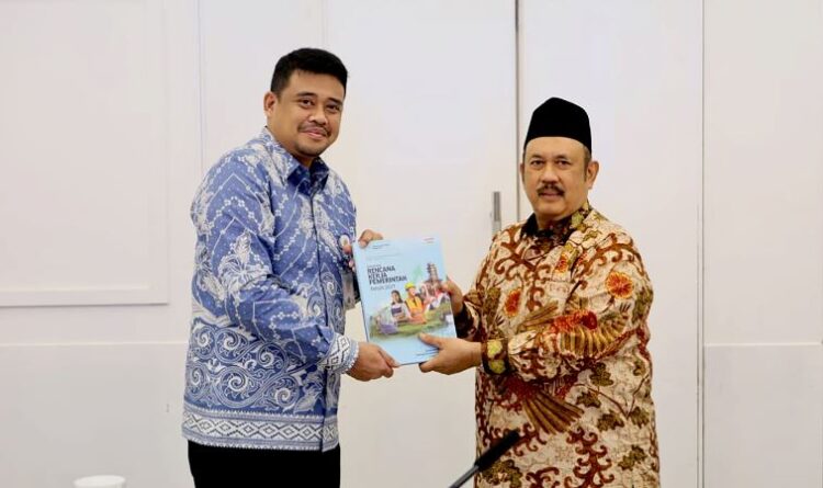 Bobby Nasution Sampaikan 5 Prioritas Pembangunan Sumut ke Bappenas