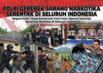 Perang Semesta Berantas Narkoba Dimulai: Polri Gerebek Sarang Narkotika Serentak di Seluruh Indonesia