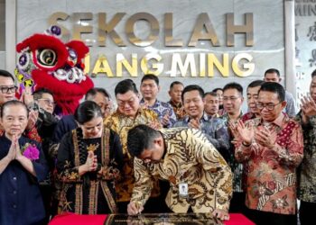 Gubernur Sumut Bobby Nasution Resmikan Sekolah Guang Ming di Medan