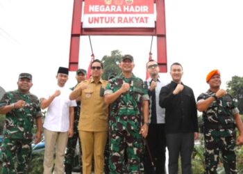 Wakil Ketua Komisi 4 DPRD Medan Hadiri Peresmian Jembatan Garuda Bersama Pangdam I Bukit Barisan dan Wali Kota