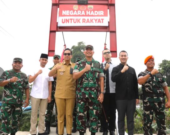 Wakil Ketua Komisi 4 DPRD Medan Hadiri Peresmian Jembatan Garuda Bersama Pangdam I Bukit Barisan dan Wali Kota