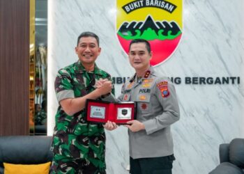 Kapolda Sumut Silaturahmi ke Kodam I/Bukit Barisan, Perkuat Sinergi TNI-Polri