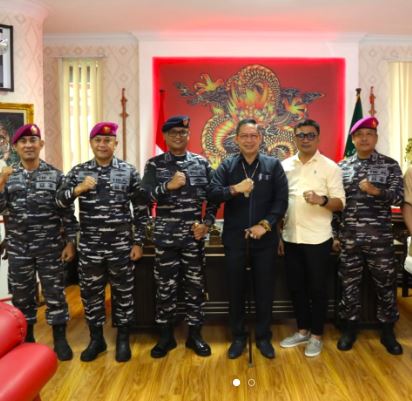 Ketua DPRD Kota Medan Drs. Wong Chun Sen Terima Audiensi Komandan Kodaeral I Belawan dan Yayasan Said Aqil Siradj Center