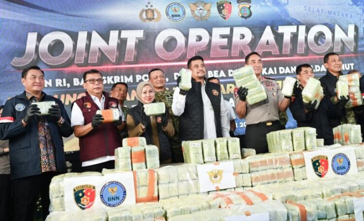 Gempur Jaringan Internasional! Operasi Gabungan Gagalkan Penyelundupan 1,16 Ton Ketamin Rp1,856 Triliun di Selat Malaka