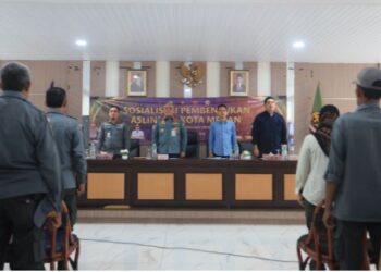 Satpol PP Medan Percepat Pembentukan Aslinmas Hingga Tingkat Kelurahan