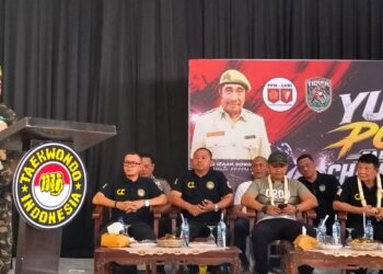 Ketum PPM Buka Yudha Putra Taekwondo Championship Perebutkan Piala Dansat Siber TNI di Binjai
