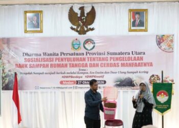 DWP Sumut Ajak Anggota Kelola Sampah Rumah Tangga Jadi Bernilai Ekonomi