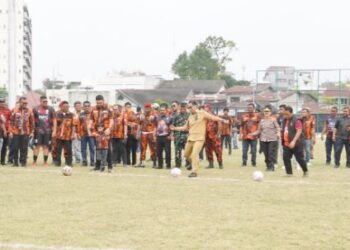 Wali Kota Medan Buka Turnamen Football Cup HUT ke-67 Pemuda Pancasila