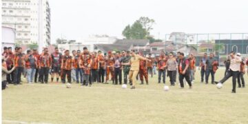 Wali Kota Medan Buka Turnamen Football Cup HUT ke-67 Pemuda Pancasila